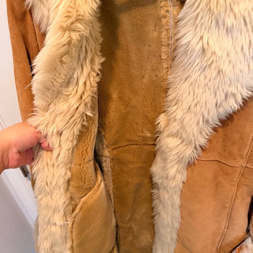NWT VIntage Wilsons Maxima Leather Suede Penny Lane Coat Sz Medium - Picture 6 of 10